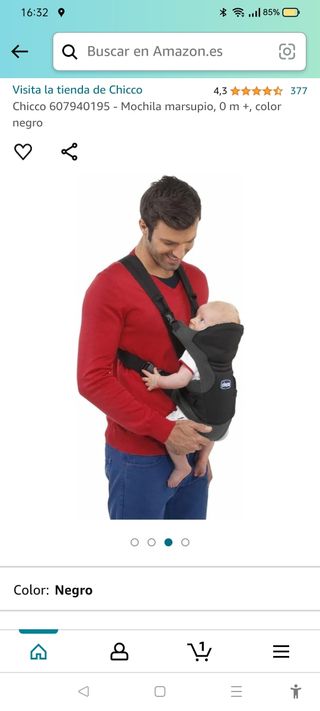 Mochila portabebés chicco