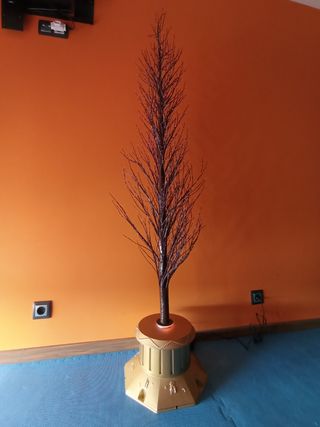 Árbol de navidad con luces LED