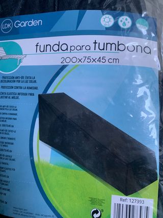 Funda tumbona sin estrenar