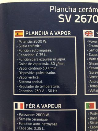 Plancha cerámica Orbegozo