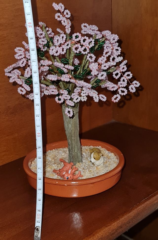 ALBERELLO CON FOGLIE DI PERLINE - SU VASO