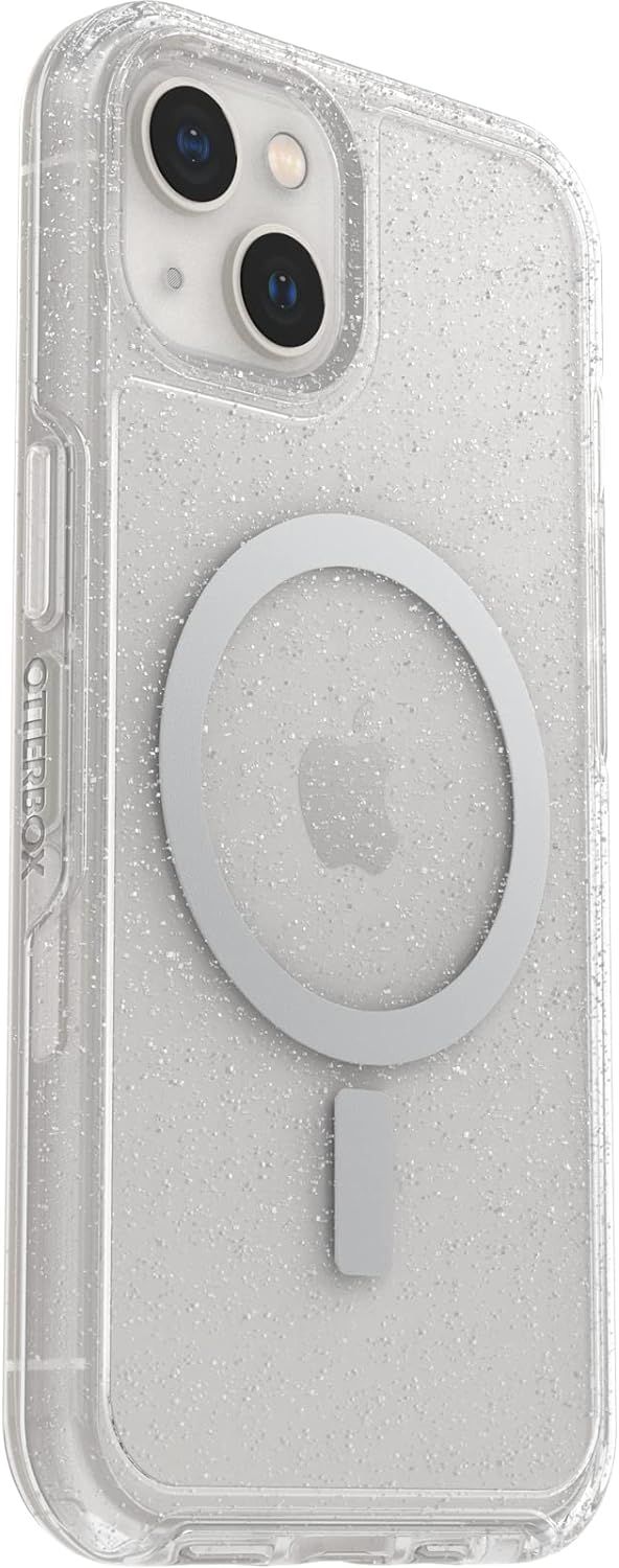 CUSTODIA GLITTERATA SYMMETRY+ TRASPARENTE PER IPHONE 13
