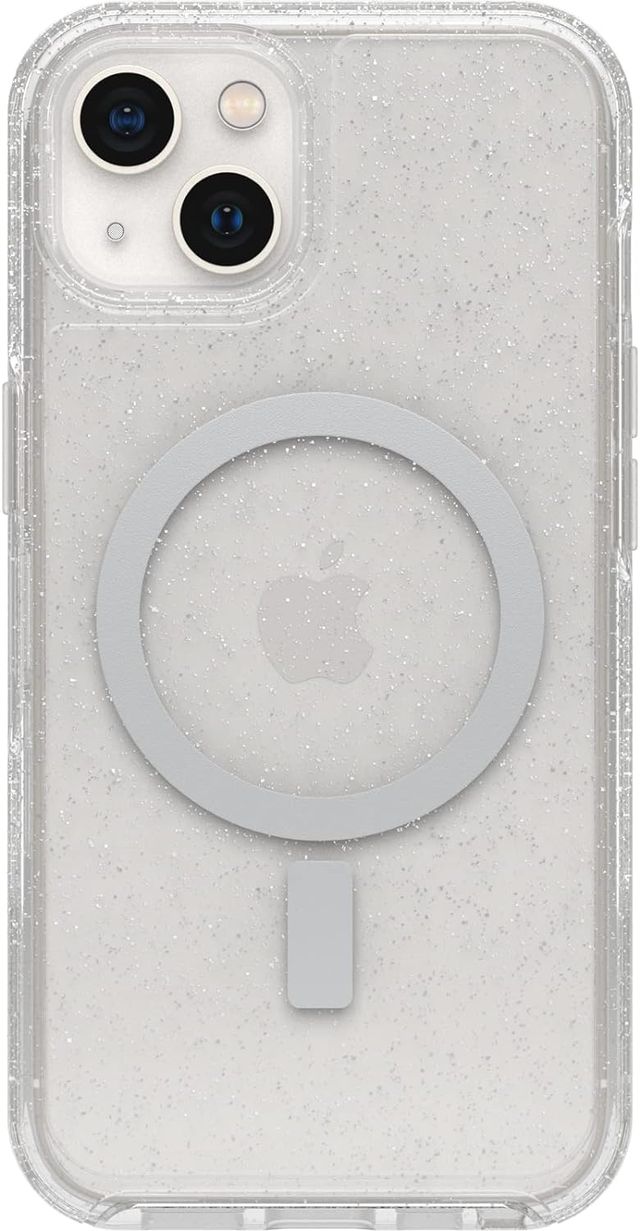 CUSTODIA GLITTERATA SYMMETRY+ TRASPARENTE PER IPHONE 13