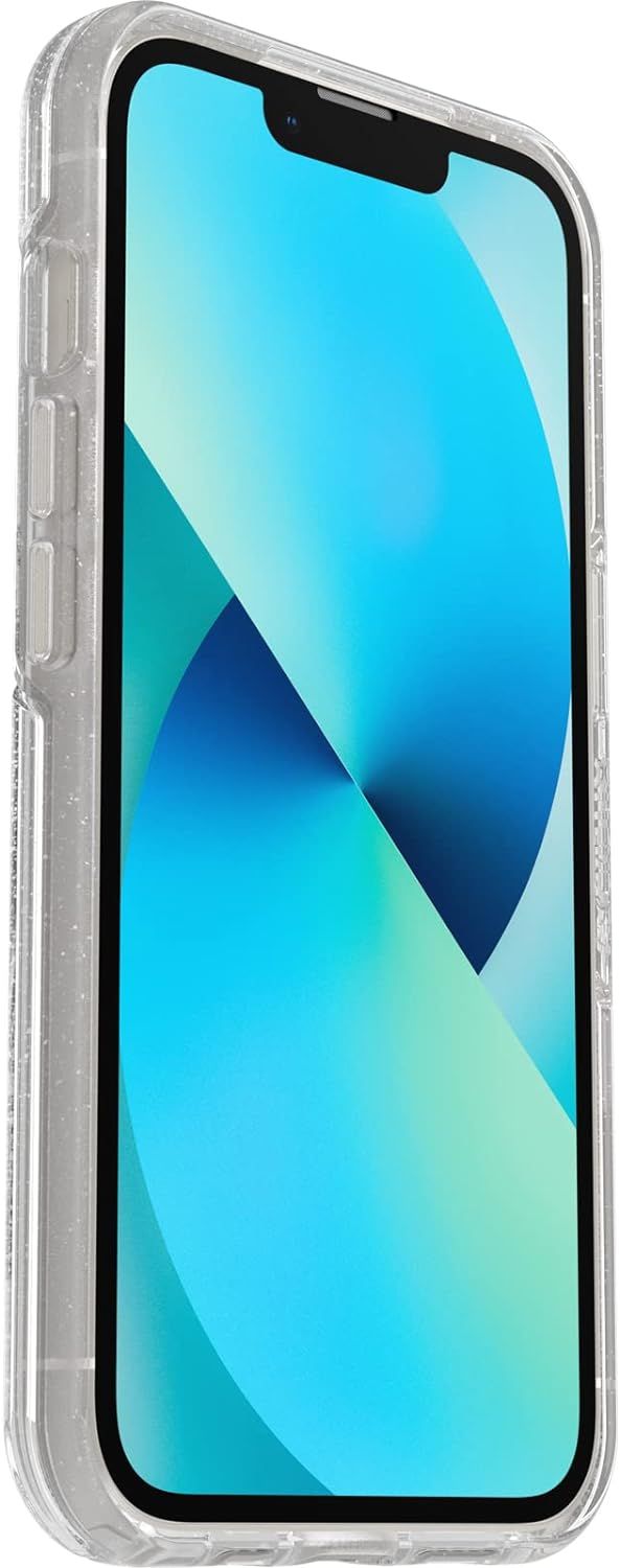 CUSTODIA GLITTERATA SYMMETRY+ TRASPARENTE PER IPHONE 13