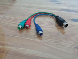 Cable S-Video a 3 RCA Hembra
