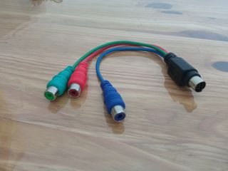 Cable S-Video a 3 RCA Hembra