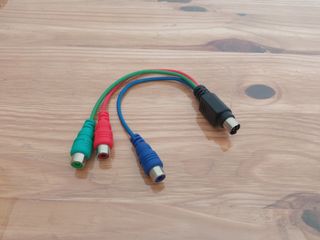 Cable S-Video a 3 RCA Hembra
