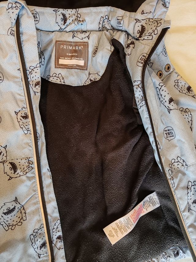 Abrigo niño 18 meses