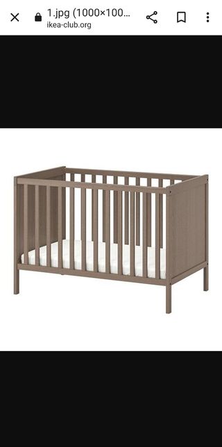Cuna ikea completa con colchón