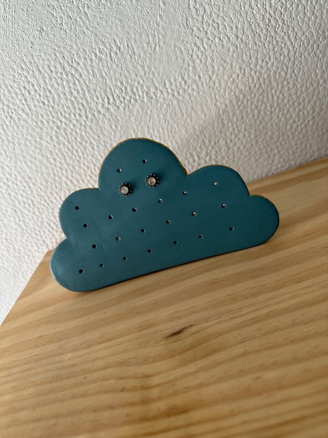 Joyero para pendientes nube