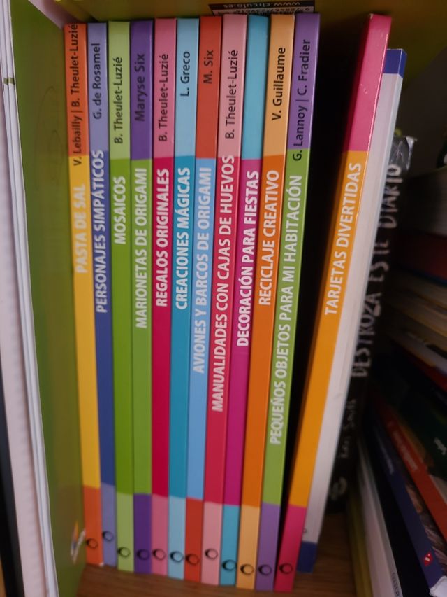 Lote 12 Libros manualidades