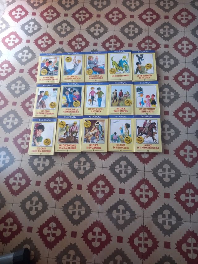 Colección de libros "los cinco"