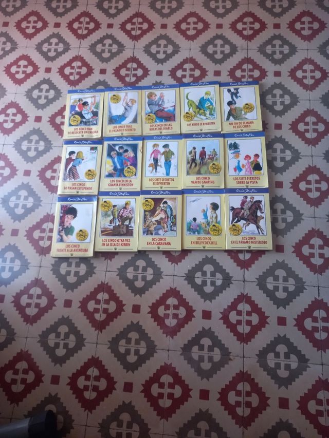 Colección de libros "los cinco"