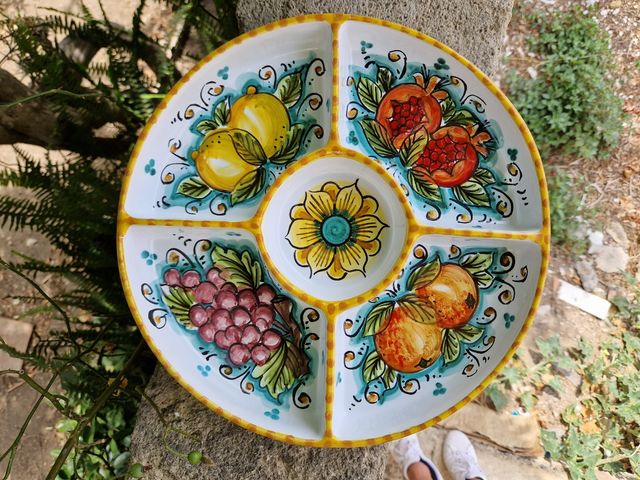 Antipastiera in ceramica
