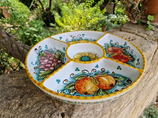 Antipastiera in ceramica