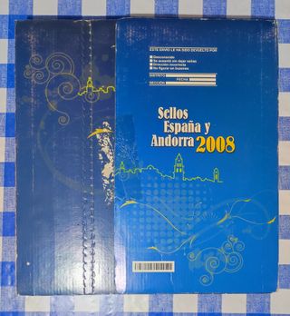 Álbum de sellos de España y Andorra 2008