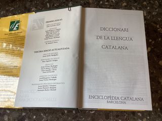 Diccionario. català