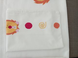 Parure tende + lenzuolo piano + federa