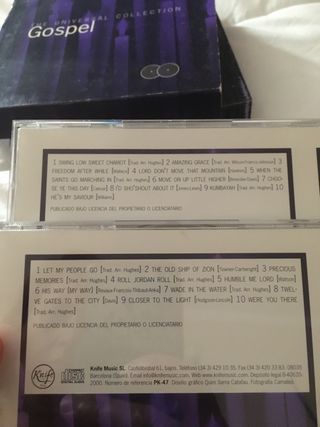 4 CDs coleccion Gospel y Soul #gospel #soul #cd