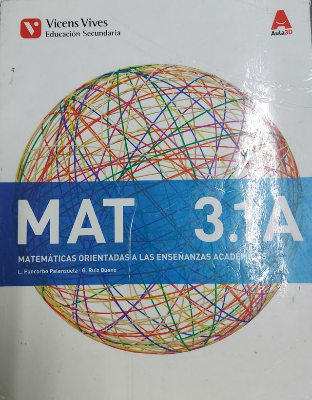 Matemáticas 3° ESO Vicens Vives