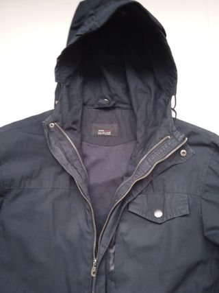 Chaqueta azul con forro extraíble Zara L