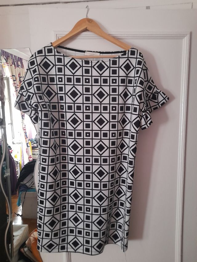 vestido formal ancho vintage