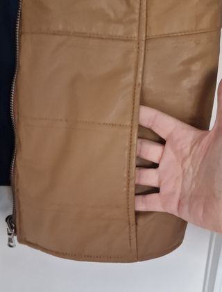 Cazadora piel reversible