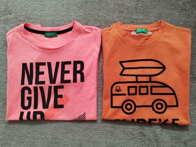 Camisetas Benetton 8-9 años COMO NUEVAS