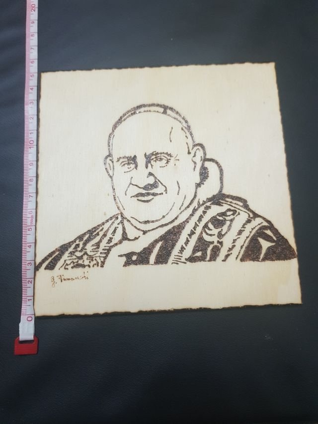 Pirografia San Giovanni XXIII