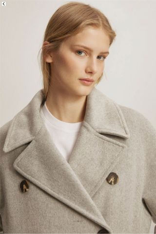 Pedro del Hierro. Abrigo cruzado T. M