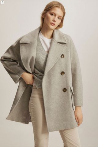 Pedro del Hierro. Abrigo cruzado T. M