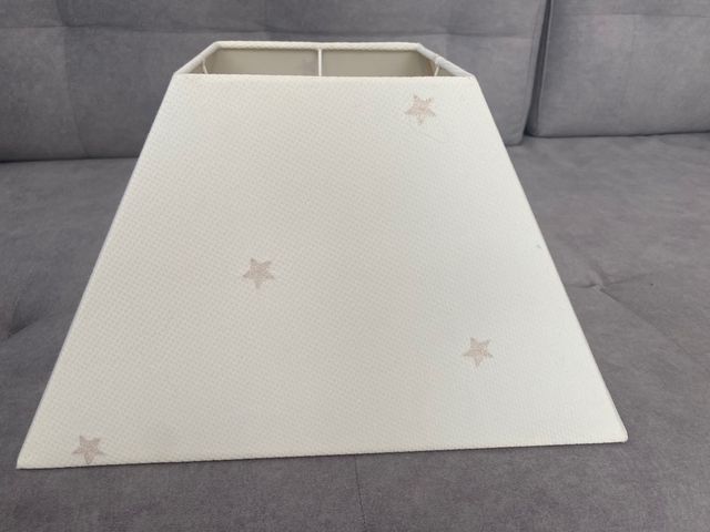 pantalla lampara tela Vichy 35x35