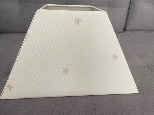 pantalla lampara tela Vichy 35x35