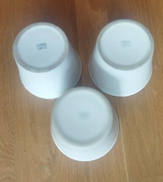 Lote 5€: cuencos blancos pequeños