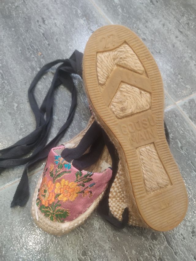 Espardeñas falleras niña