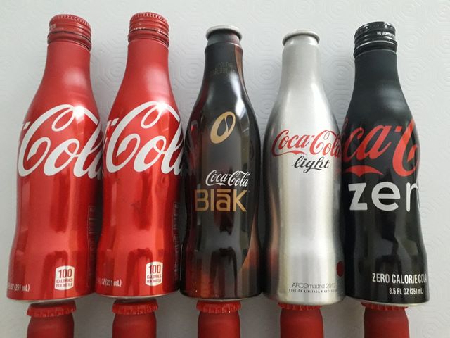 lote 10 botellas cocacola