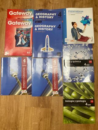 libros de cuarto se la ESO