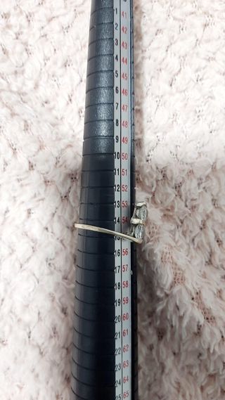 Anillo de oro blanco 18k