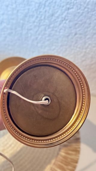 Lámpara de sobremesa vintage años 70 40 cms alto