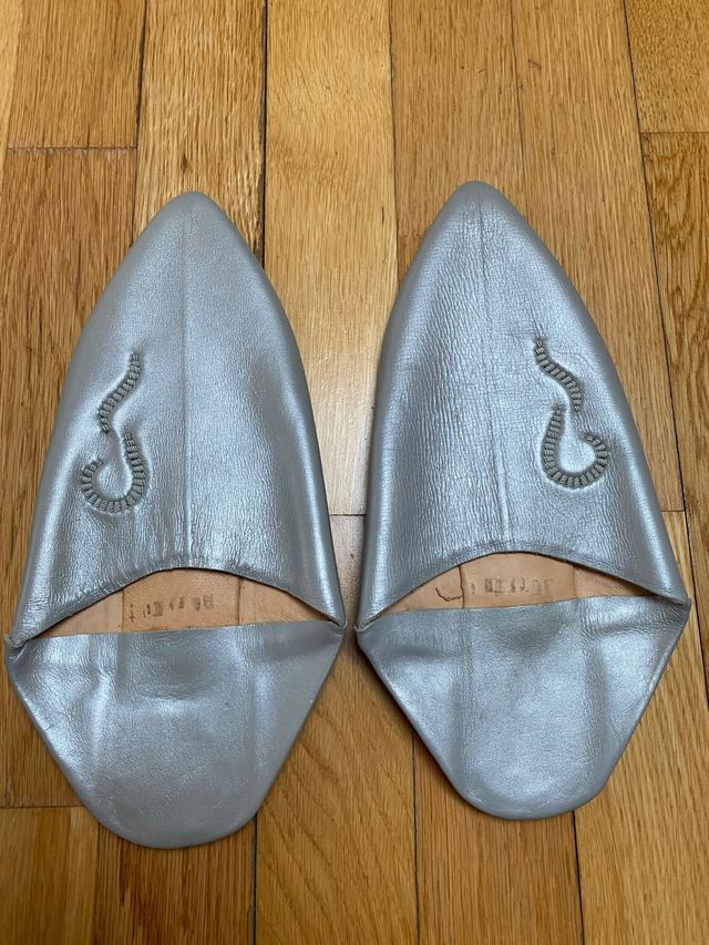 babuchas o zapatillas arabes hombre piel