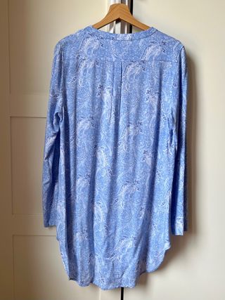 Camisa Larga Estampada