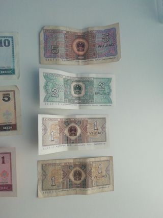 Lote de billetes antiguos de China