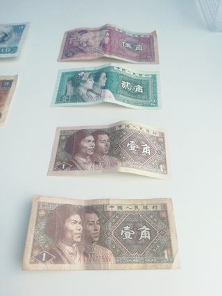 Lote de billetes antiguos de China