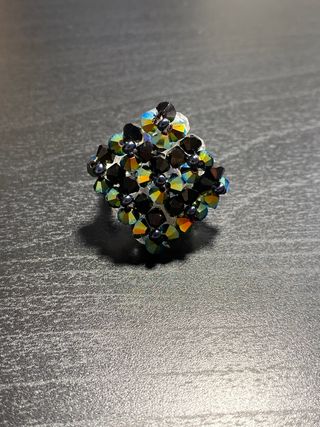 Anillo ajustable piedras swarowski