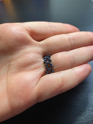 Anillo ajustable piedras swarowski