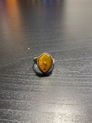 Anillo de ambar Brijou Brigitte 