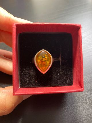 Anillo de ambar Brijou Brigitte 
