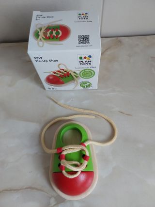 Lote infantil:Zapato educativo,lámpara, tarjetas-c