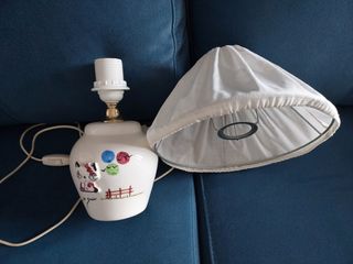 Lote infantil:Zapato educativo,lámpara, tarjetas-c