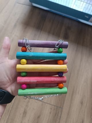 Juguetes para pájaros